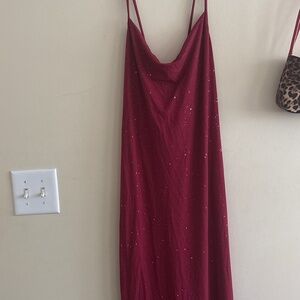 Glittery Red Dress